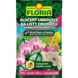 AGRO CS FLORIA Vlhčené ubrousky na listy orchidejí a pokojových rostlin 1ks - 6g